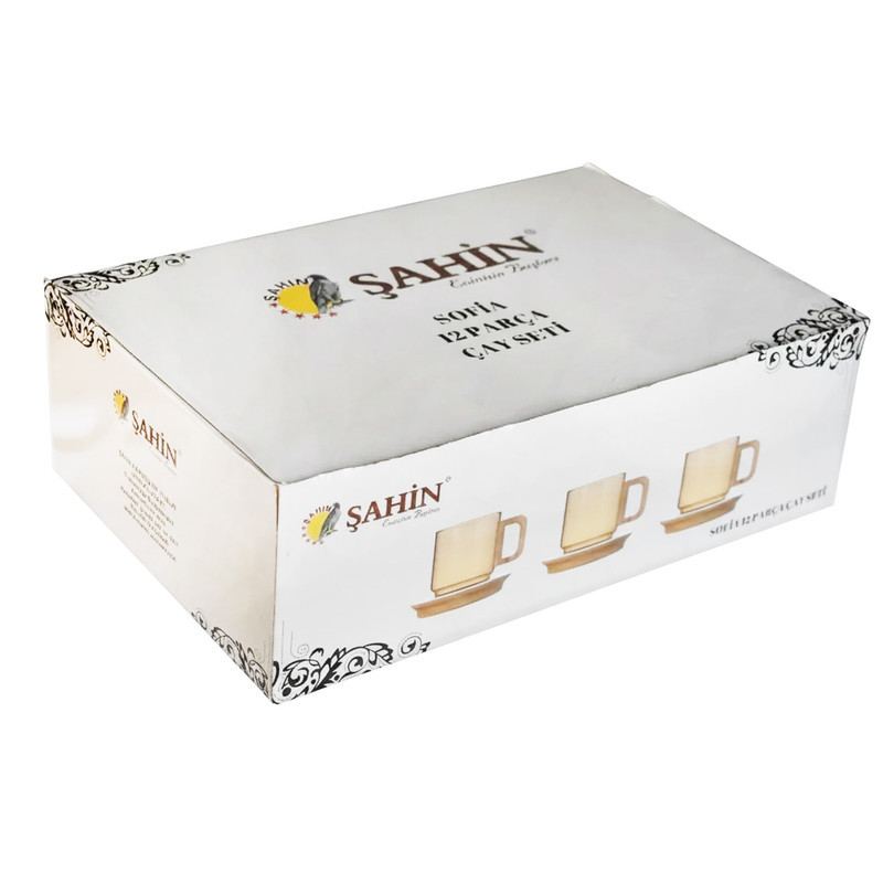 سرویس چای خوری 12 پارچه 6 نفره شاهین مدل SHN_120