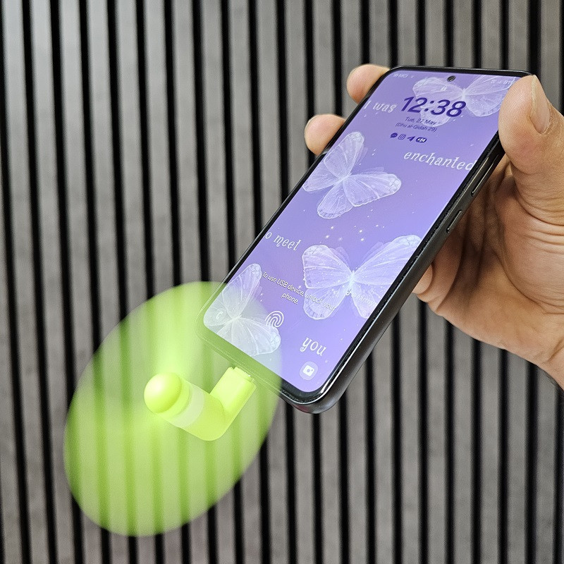 پنکه همراه USB-C مدل C بسته دو عددی