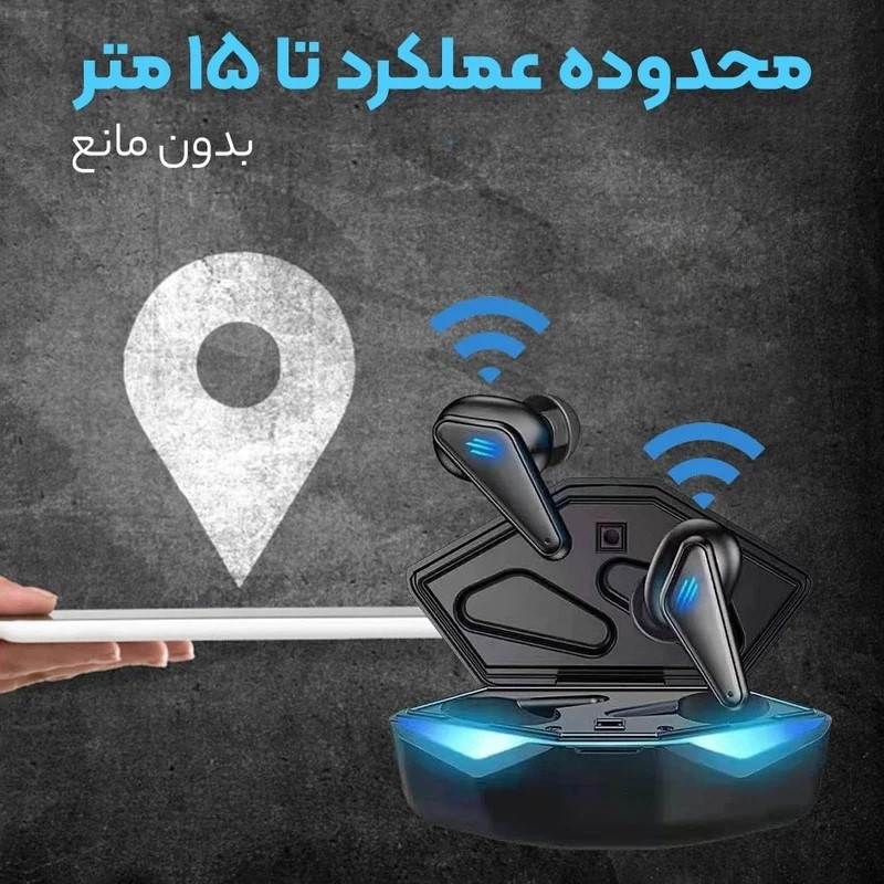هدفون بلوتوثی مدل K77-Gaming BT5.0