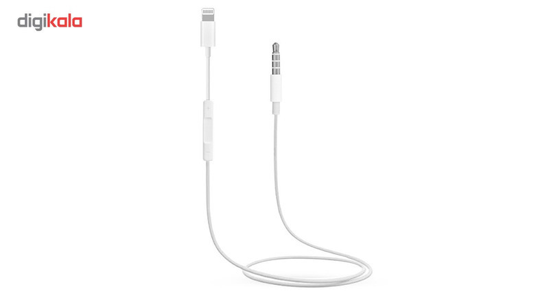 کابل تبدیل لایتنینگ به جک 3.5 AUX Audio مدل MH021 به طول 1 متر
