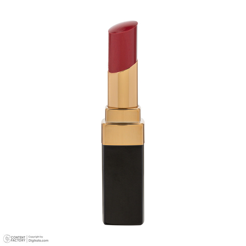 رژ لب شانل مدل rouge coco flash با شماره رنگ 70 و رنگ قرمز، با جلوه براق و ماندگاری 8 ساعت