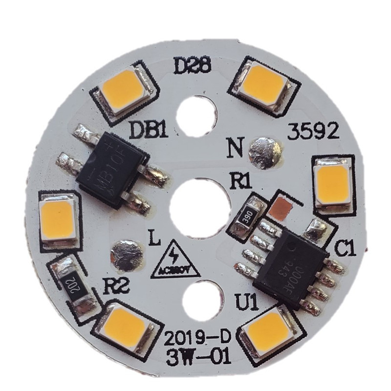 چیپ ال ای دی 3 وات مدل ML-S-3W-D28 بسته 10 عددی
