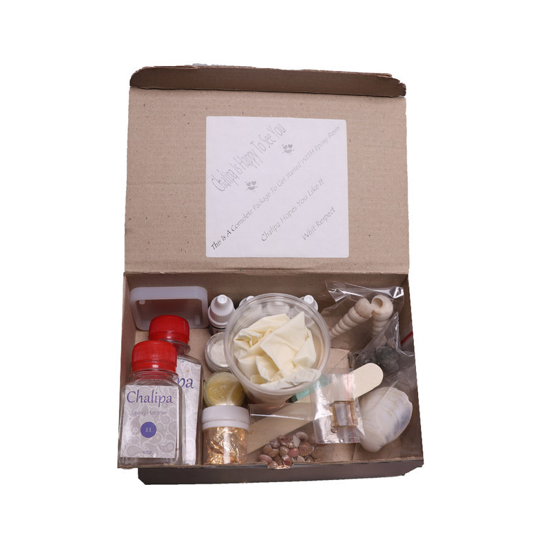 بسته کار با رزین اپوکسی چلیپا مدل Starter Kit مجموعه 22 عددی
