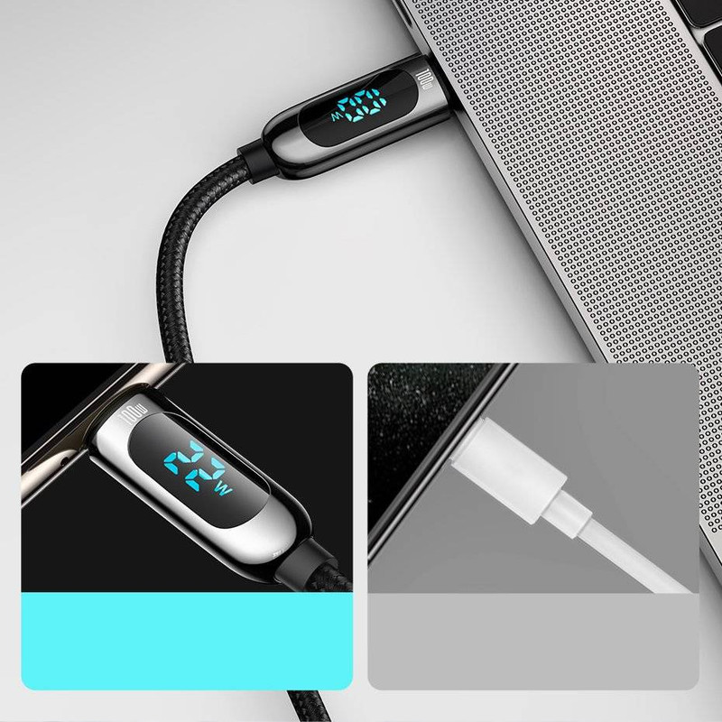کابل تبدیل USB-C بیسوس مدل Display Fast Charging-100W طول 1 متر