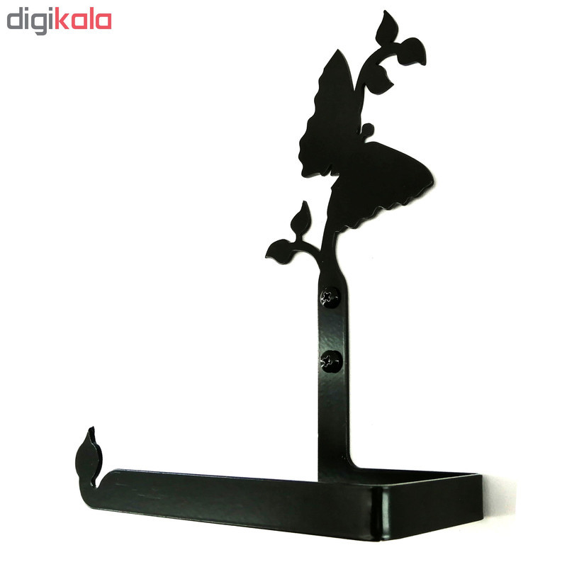پایه رول دستمال کاغذی طرح پروانه کد KMJ4