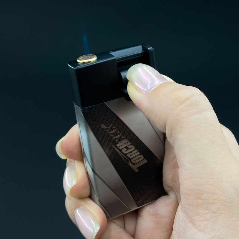فندک تورچ مدل جت طرح گرافیکی کد DKD-1728