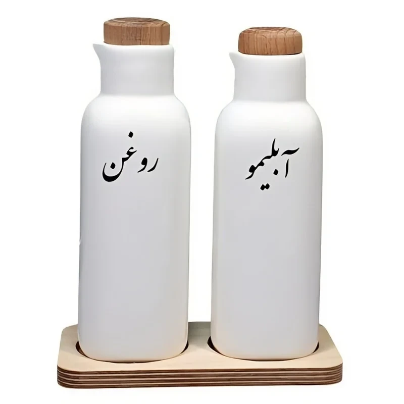 روغن ریز مدل ostovane مجموعه 2 عددی به همراه استند