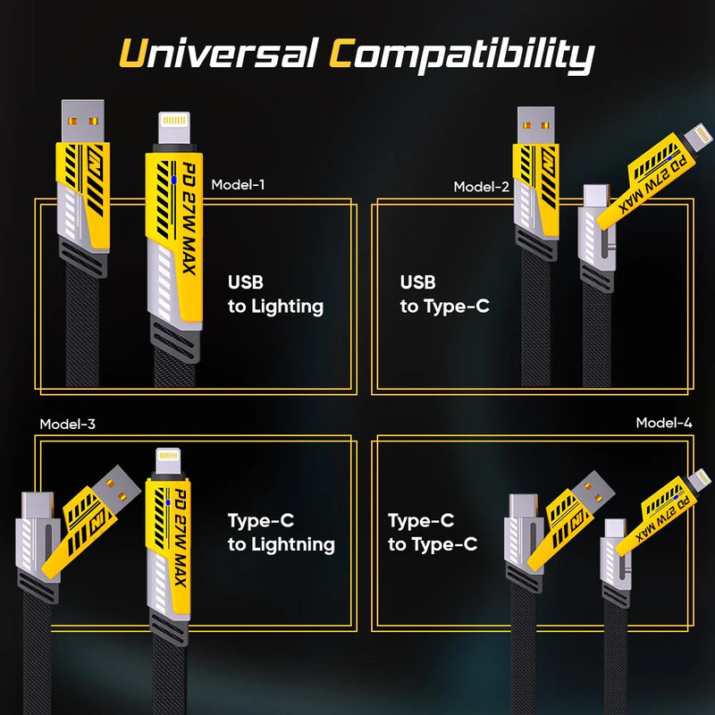 کابل تبدیل USB  USB-C به لایتنینگ  USB-C مدل 2TO2 طول 1 متر