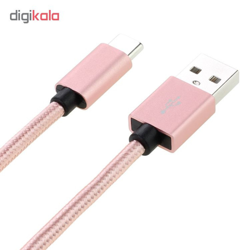 کابل شارژ، انتقال اطلاعات و تبدیل USB به USB-C المو مدل X-C-N طول 1 متر