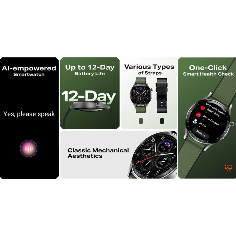 ساعت هوشمند 47 میلی‌متری اینفینیکس مدل XWATCH N4 PRO با بند پلاستیکی