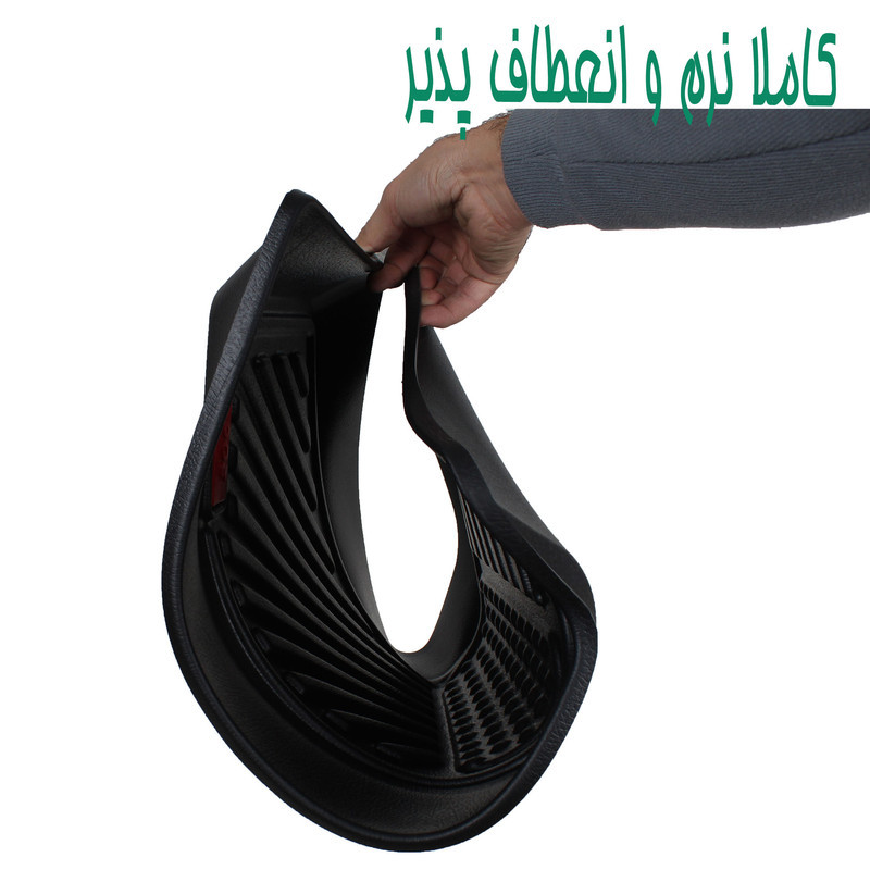 کفپوش سه‌بعدی خودرو بابل کارپت مدل لاکچری مناسب برای ایران خودرو ری را
