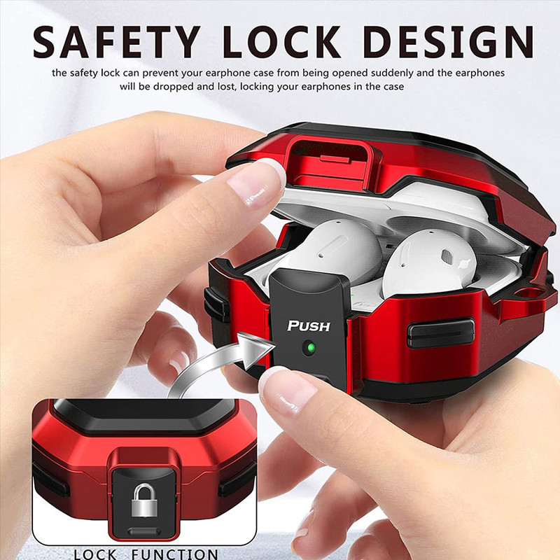 کاور اسپایدر مدل Eggshell OPN Lock مناسب برای کیس هدفون سامسونگ Galaxy Buds Live  Buds Pro  Buds 2  Buds 2 Pro