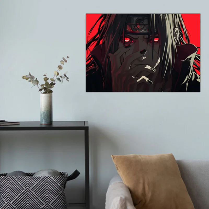 پوستر گوفی مدل ایتاچی خفن انیمه ناروتو طرح Itachi Naruto Anime Cute کد RD79
