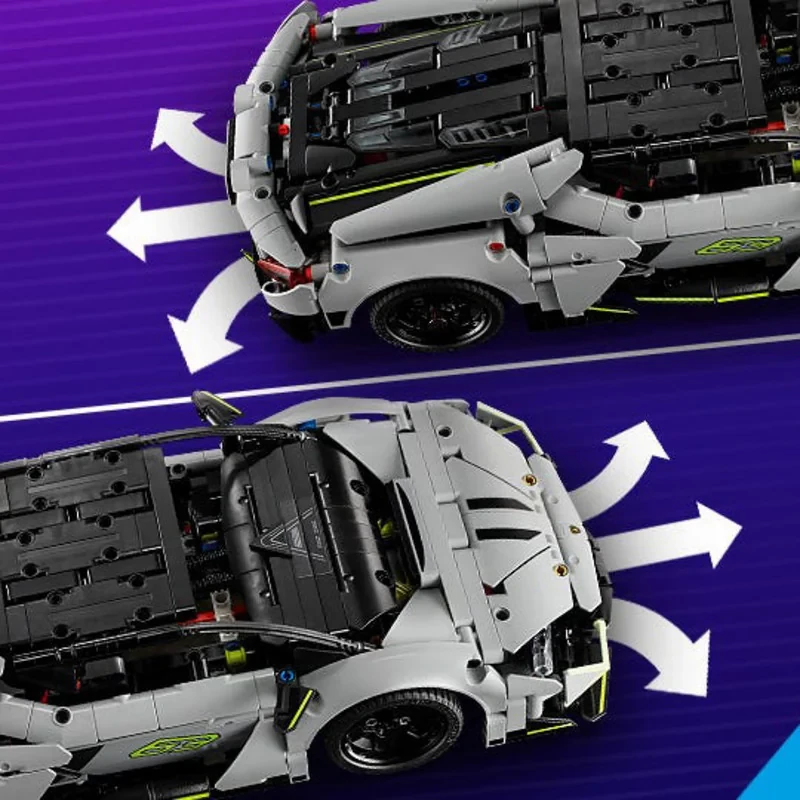 لگو 1135 تکه مدل Lamborghini Revuelto کد 42214