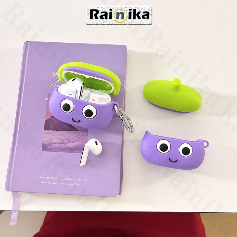 کاور رینیکا مدل Galaxy 3Pro Eggplant مناسب برای کیس هدفون سامسونگ Galaxy Buds 3  Buds 3 Pro (2024)  Buds 3 Fe (2025)