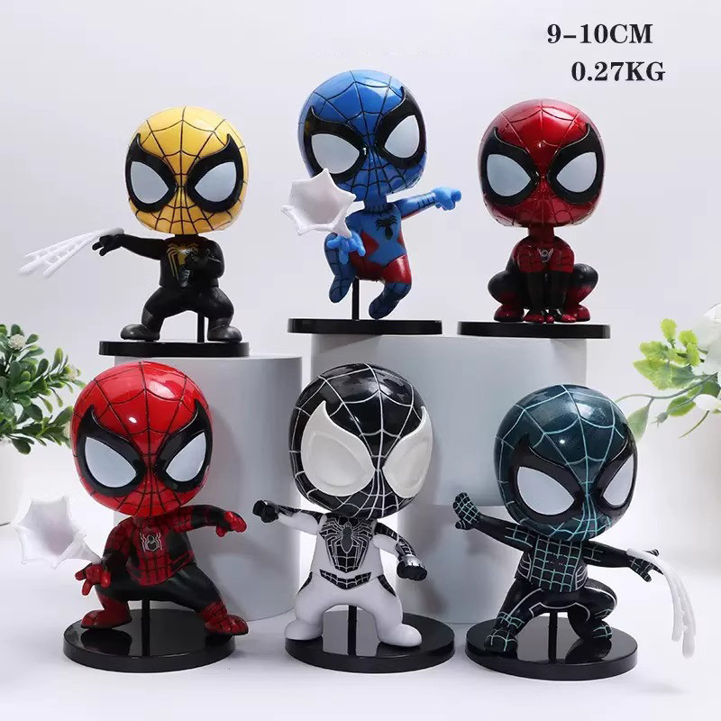 فیگور مدل Spiderman 6 مجموعه 6 عددی