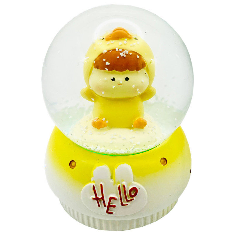 گوی مدل چراغدار HELLO طرح baby جوجه کد B1623.11.S300