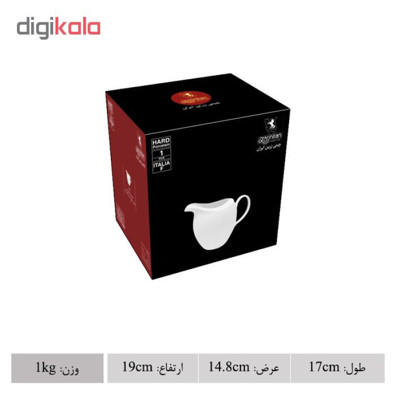 پارچ چینی زرین ایران مدل مدرن درجه یک