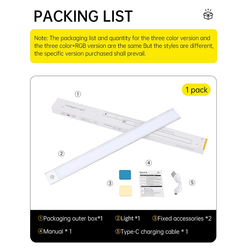 چراغ ال ای دی مدل زیر کابینتی 400MM کد L1005