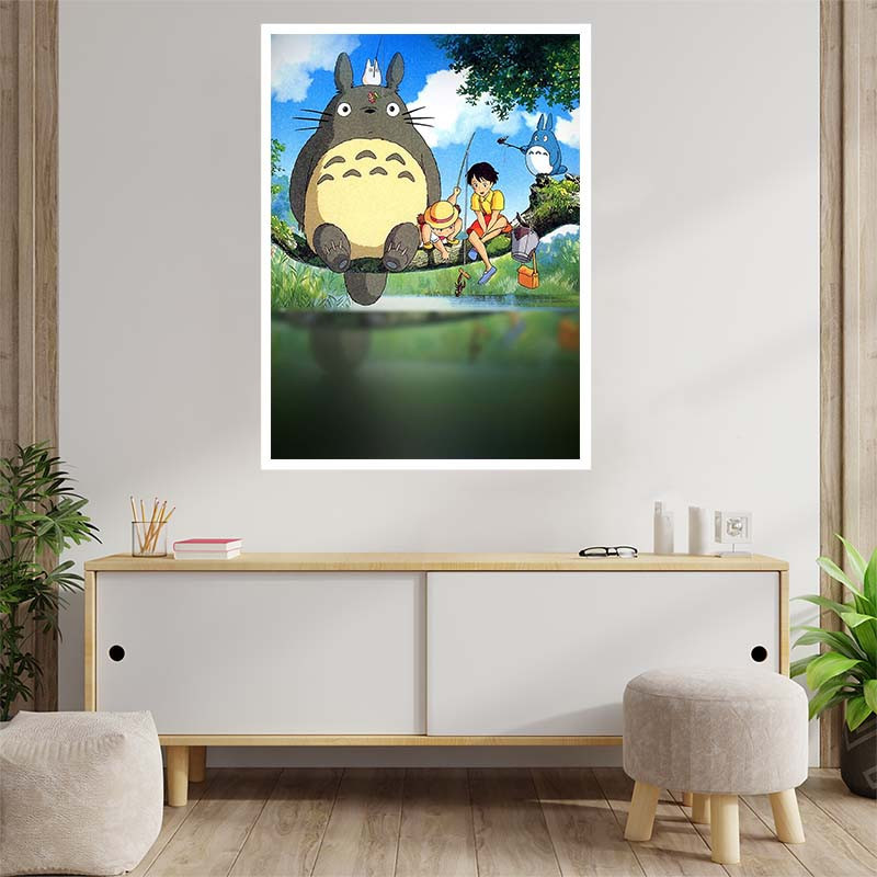 پوستر کارنيکا طرح همسایه من توتورو My Neighbor Totoro کد 58599 مجموعه 8 عددی