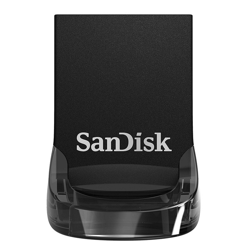 فلش مموری سن دیسک Ultra Fit CZ430 ظرفیت 256 گیگابایت، رابط USB 3.1 با سرعت خواندن 130 مگابایت بر ثانیه، طراحی فوق کوچک، نرم‌افزار امنیتی SanDisk SecureAccess و بازیابی فایل RESCUEPRO Deluxe، مناسب ضبط خودرو و تلویزیون