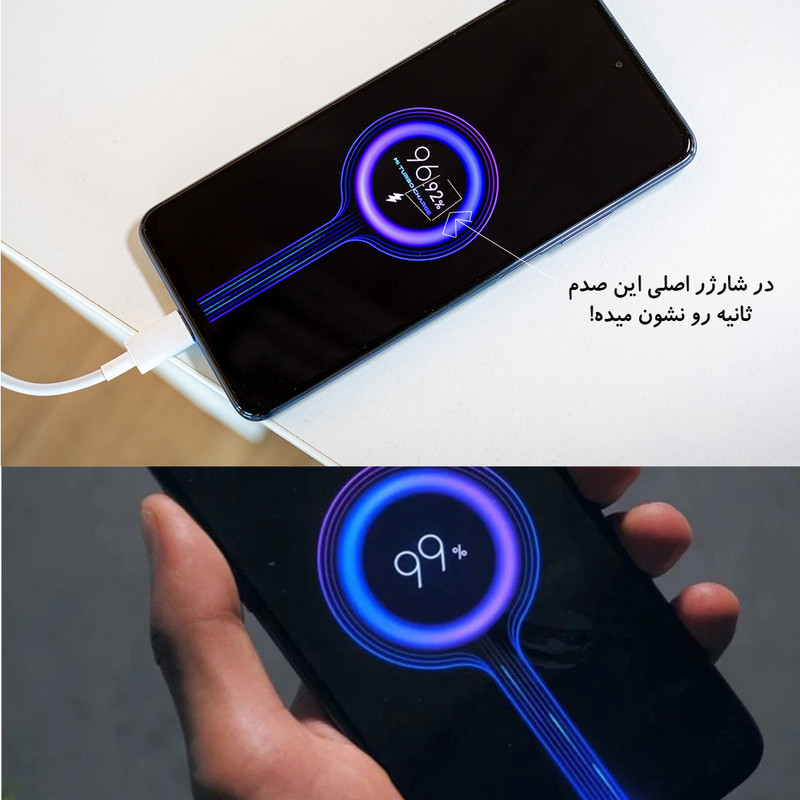 شارژر دیواری 33 وات مدل MDY به همراه کابل USB-C