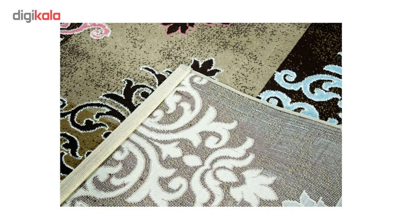فرش ماشینی سهند کد SL24.EG طرح فانتزی زمینه موشی