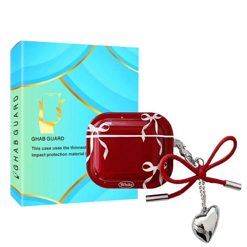 کاور قاب گارد مدل AIPSG مناسب برای کیس اپل AirPods 3 به همراه بندآویز