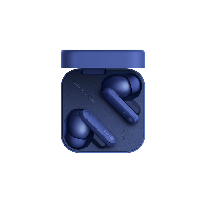 هندزفری بلوتوثی ناتینگ مدل CMF Buds Pro 2 با نویز کنسلینگ فعال (ANC)، درگاه شارژ USB Type-C، دارای میکروفون سه‌گانه با قابلیت حذف صدای باد، مقاوم در برابر رطوبت و عرق (IP55)