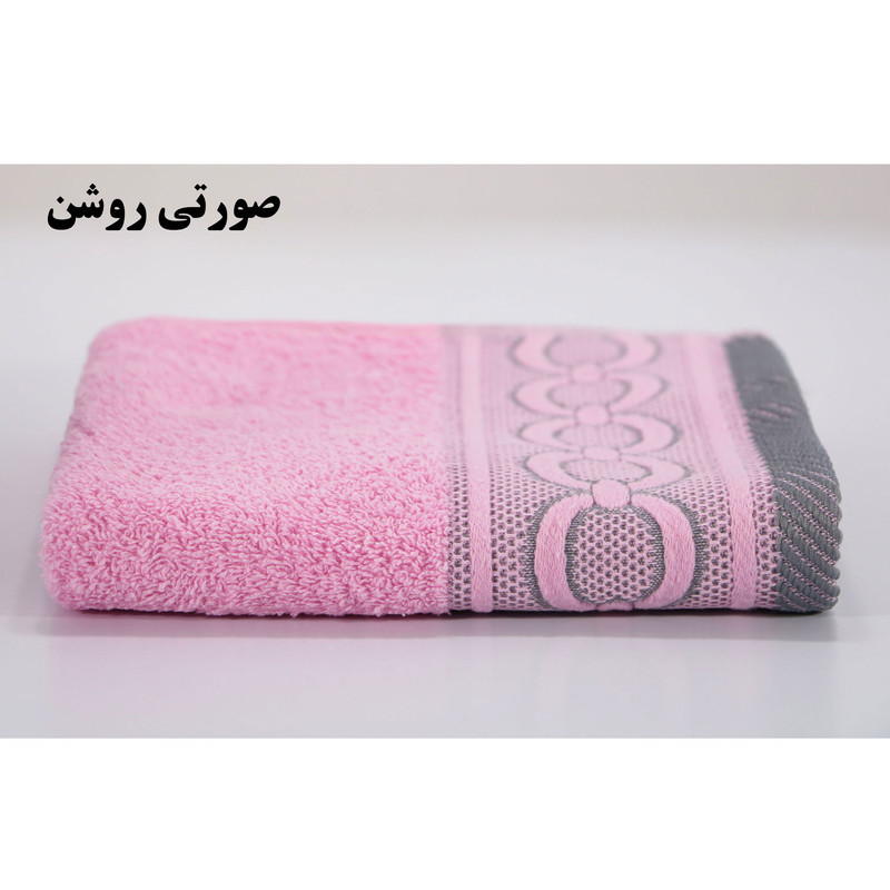 حوله دستی بهبافت آذر مدل چاین سایز 40x80 سانتی متر