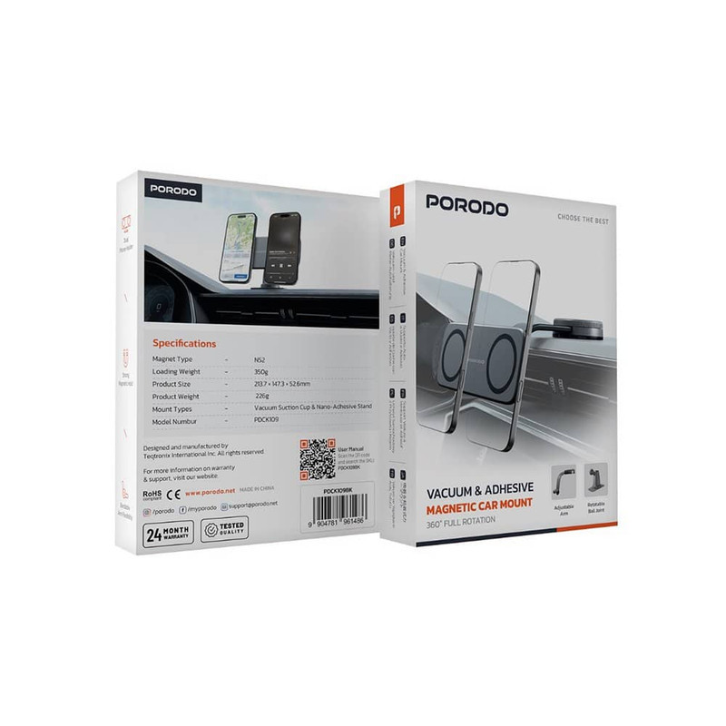 پایه نگهدارنده گوشی موبایل و تبلت پرودو مدل PDCK109BK