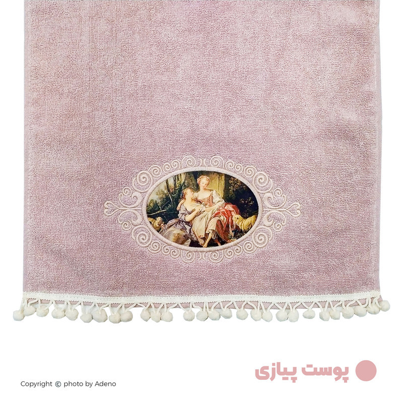 حوله دستی آدنو مدل Bride سایز 40x80 سانتی متر