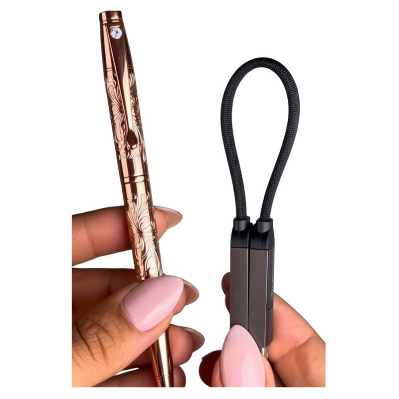 کابل تبدیل USB-C به لایتنینگ میم تک مدل  PDW100 طول 0.12 متر
