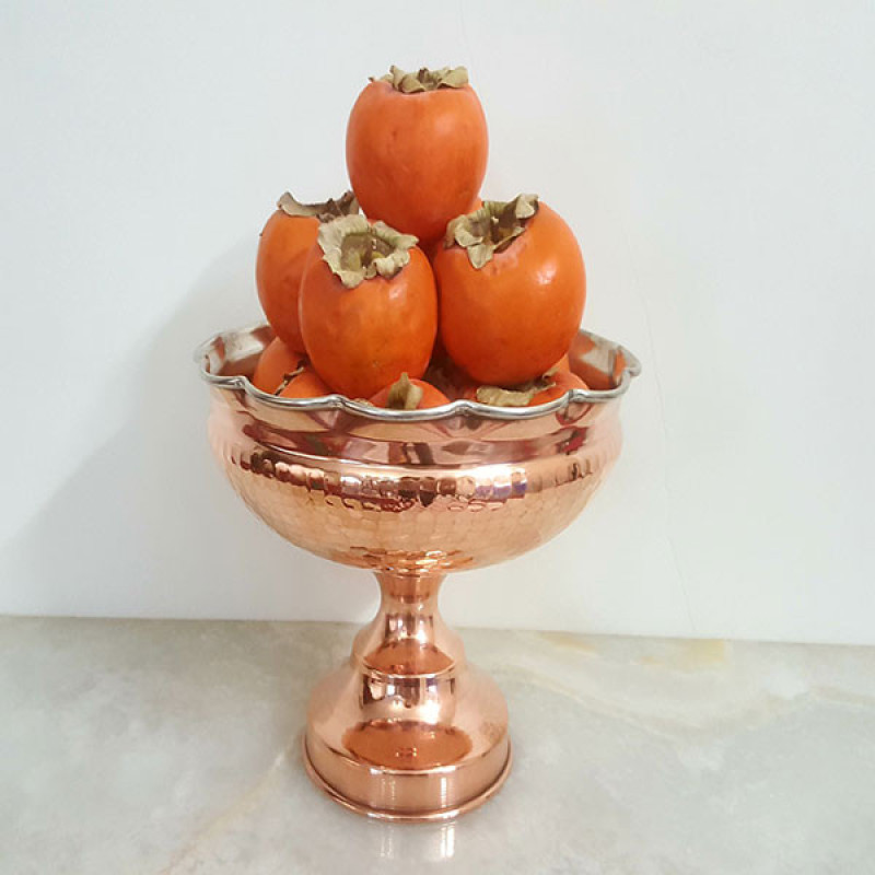 شکلات خوری مسی طرح دیبا کد ZH140
