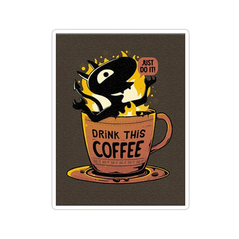 استیکر تزئینی موبایل و تبلت ماسا دیزاین مدل AS143 COFFE