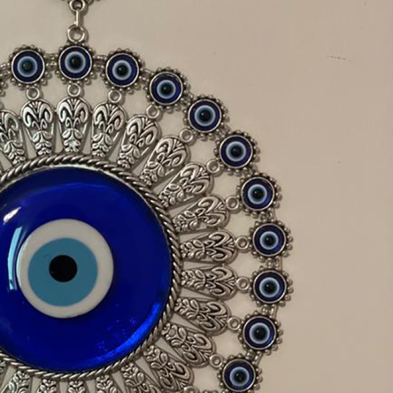 آویز تزیینی طرح چشم نظر مدل دایره ای کد  814462