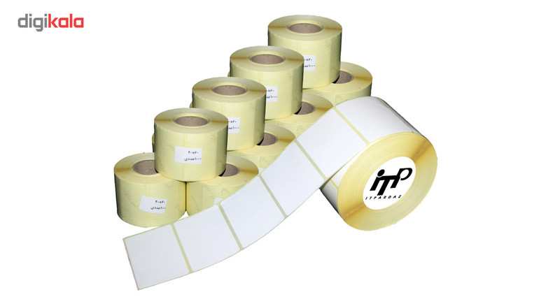 برچسب پرینتر لیبل زن آی تی پی مدل ITP40601 دوازده رول 1000 عددی