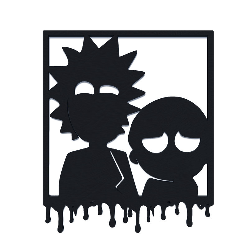 دیوارکوب آرتافرین مدل ریک و مورتی Rick and Morty