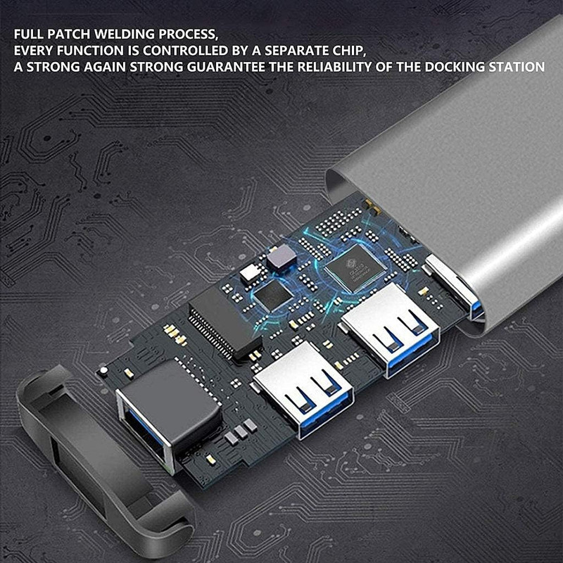 هاب 4 پورت USB 3.0 راگ لینک مدل 2in1-UC
