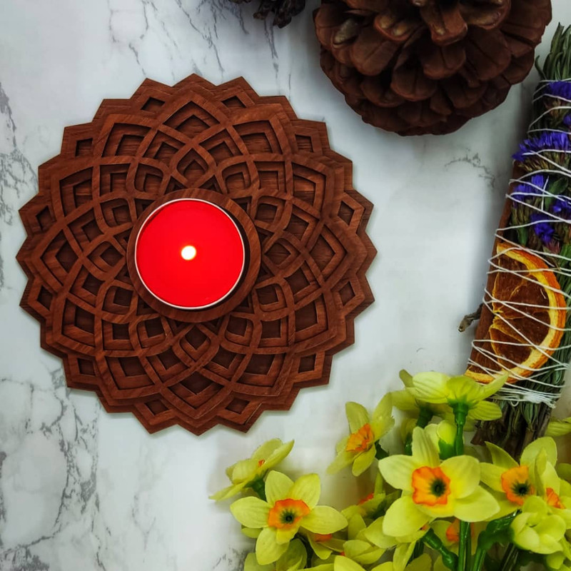 جاشمعی مدل js002 مناسب برای شمع وارمر به همراه شمع