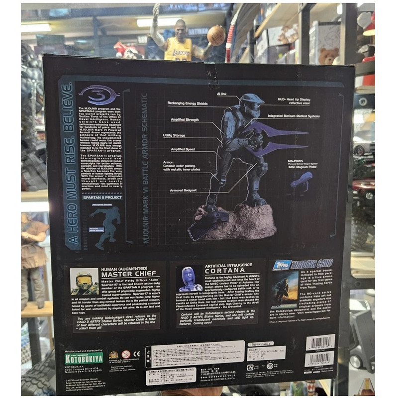 فیگور کوتوبوکیا مدل Halo 3 طرح مستر چیف کد HMC905 ارتفاع 27 سانتی‌متر