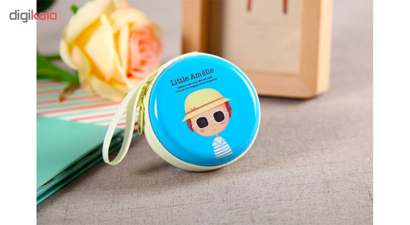کیف هندزفری مدل LA05 طرح Little Amelie