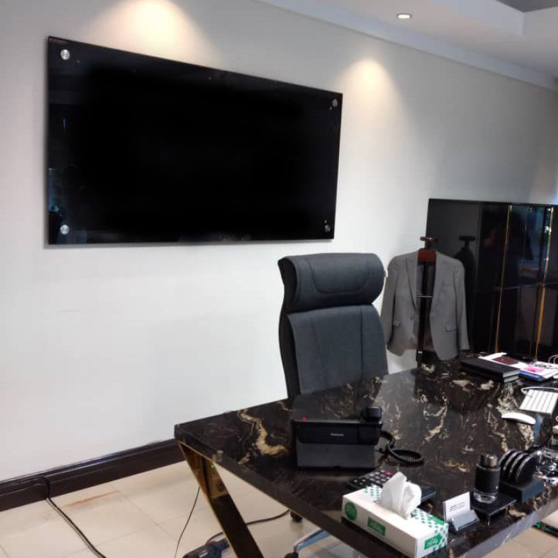 تخته وایت برد شیشه‌ ای عکسنگ مدل AXANG -1280 سایز 120x80 سانتی متر