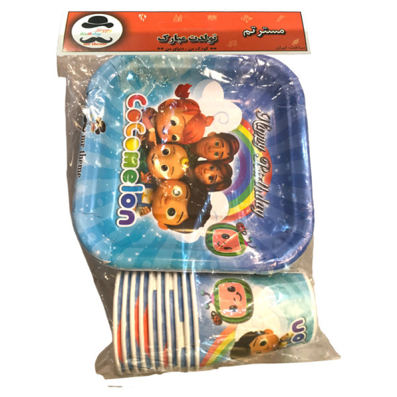 مجموعه 30 عددی تم تولد مسترتم طرح کوکو ملون پلاس کد1