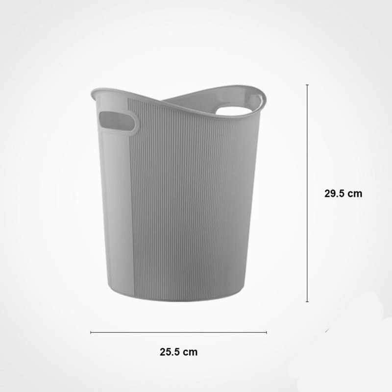 سطل زباله لیمون مدل شیاردار کد HS1408 گنجایش 5 لیتر