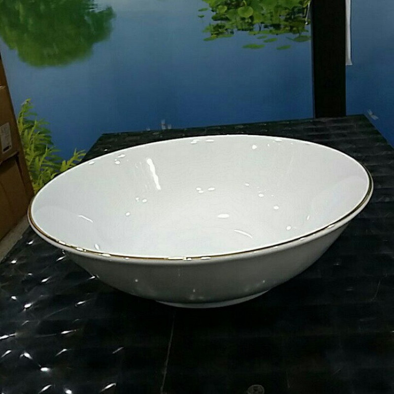 کاسه شرکت صنایع چینی تقدیس مدل لب طلا بسته 2 عددی