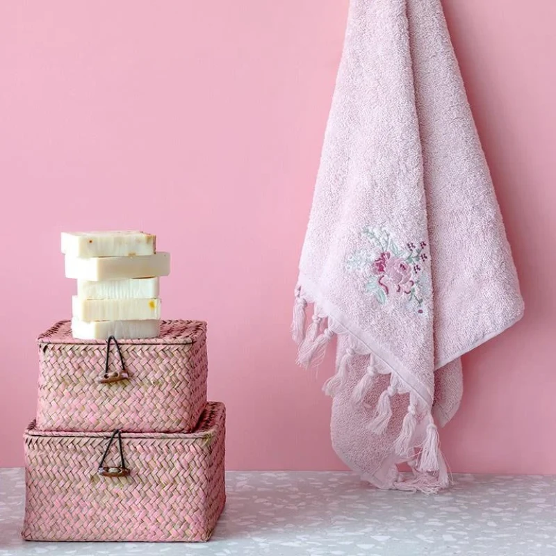 حوله انگلیش هوم مدل Rose Bright سایز 50x80 سانتی متر