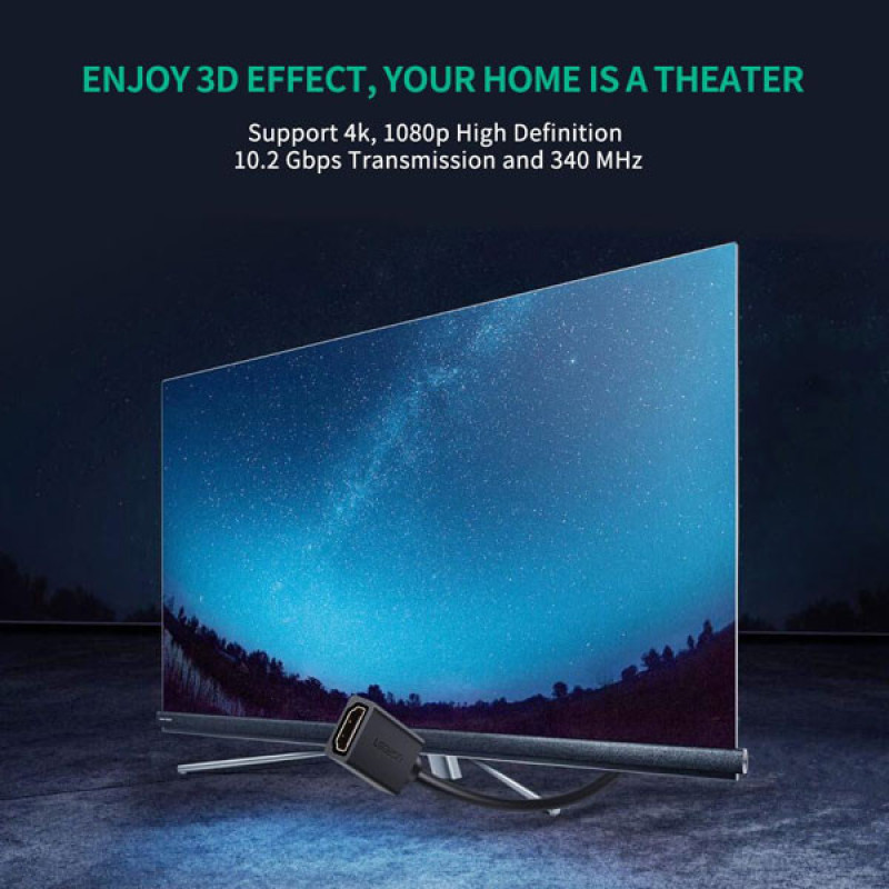 کابل افزایش طول HDMI یوگرین مدل HD107 10141 طول 1 متر