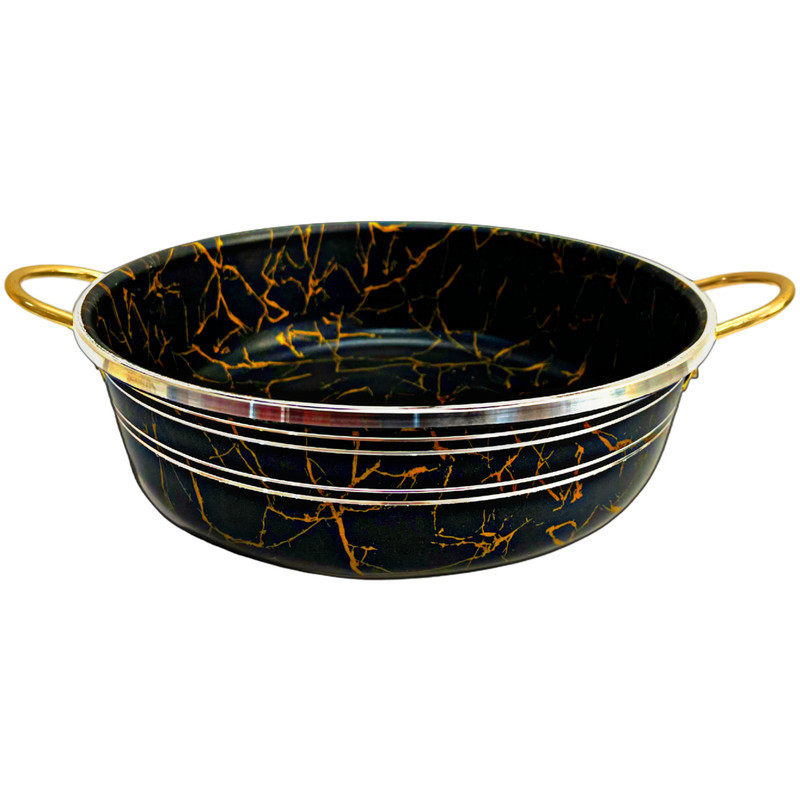 سرویس قابلمه و تابه گرانیتی 7 پارچه مدل marble