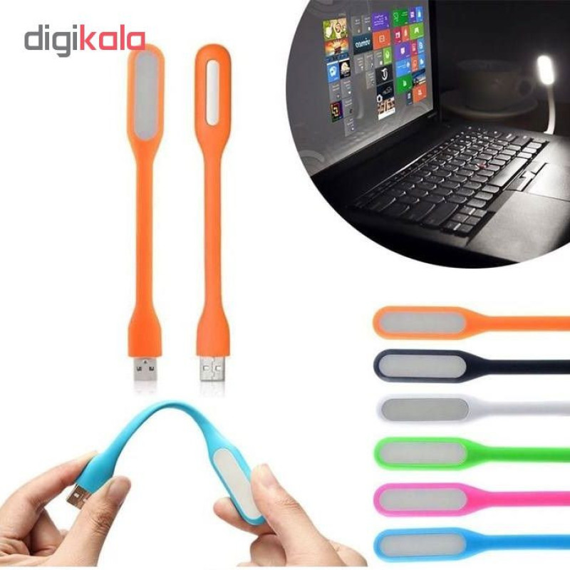 چراغ LED یو اس بی مدل Flexible USB Light بسته 2عددی